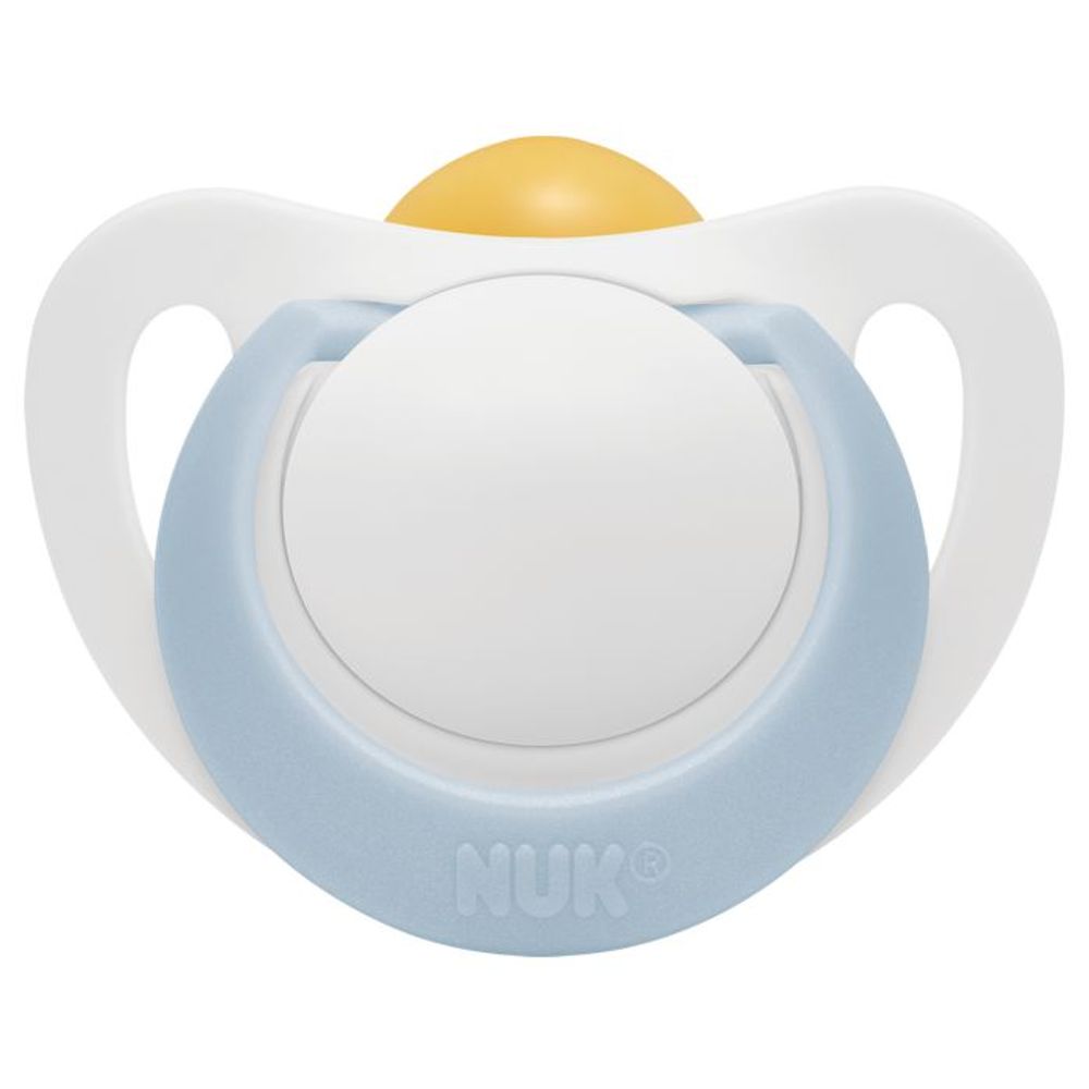 NUK Ortodontska duda varalica Star Latex 0-6mj, Blue slika 1