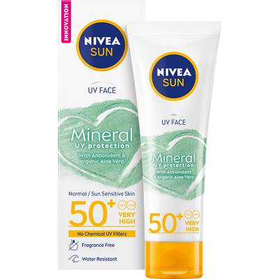 NIVEA SUN Mineral krema – pouzdana zaštita od sunca bez hemijskih UV filtera.