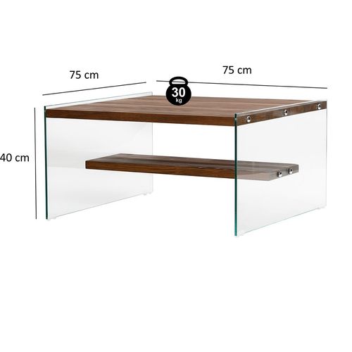 Aqua - Natural Natural Coffee Table slika 8