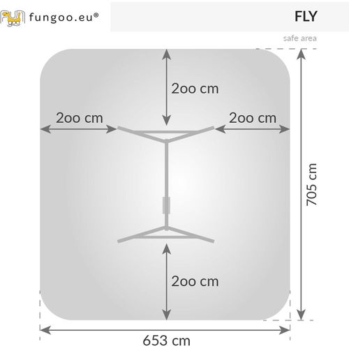 Fungoo Ljuljaška Swing Fly 2.0 slika 7