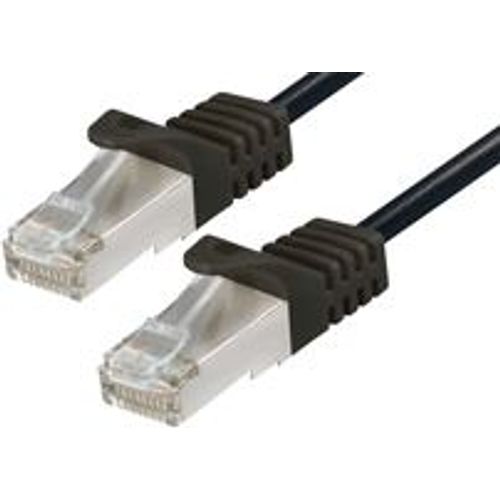 Transmedia CAT6a SFTP CU AWG26 Patch Cable 5,0m black slika 1