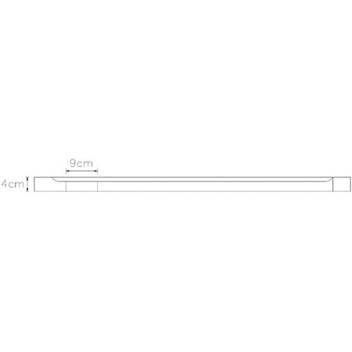 Pravokutna ABS tuš-kada crna 80 x 100 cm slika 21