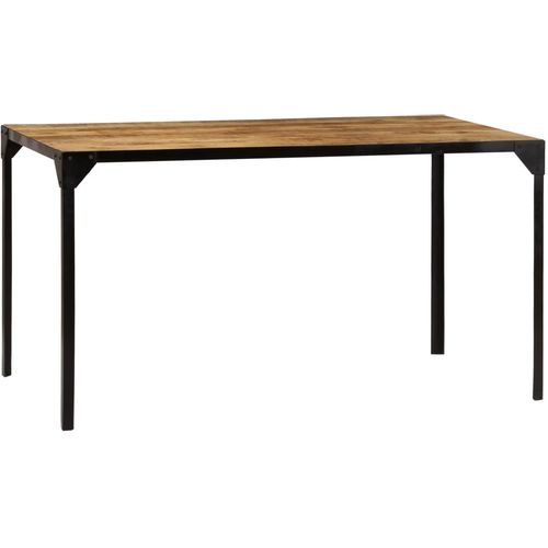 Blagovaonski stol od masivnog drva manga 140 x 80 x 76 cm slika 9