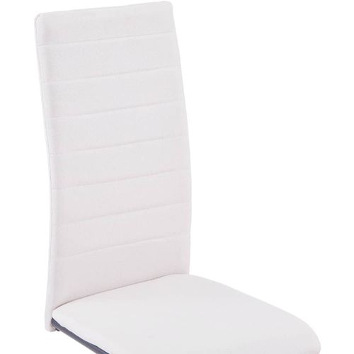 Konzolne blagovaonske stolice od tkanine 6 kom krem slika 35