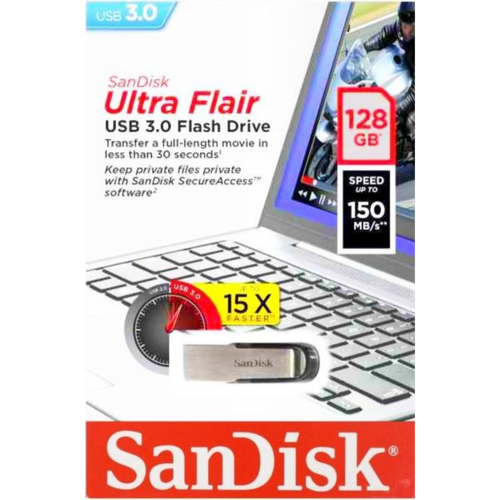 Sandisk Ultra Flair USB 3.0 memorijski stick 128GB slika 2