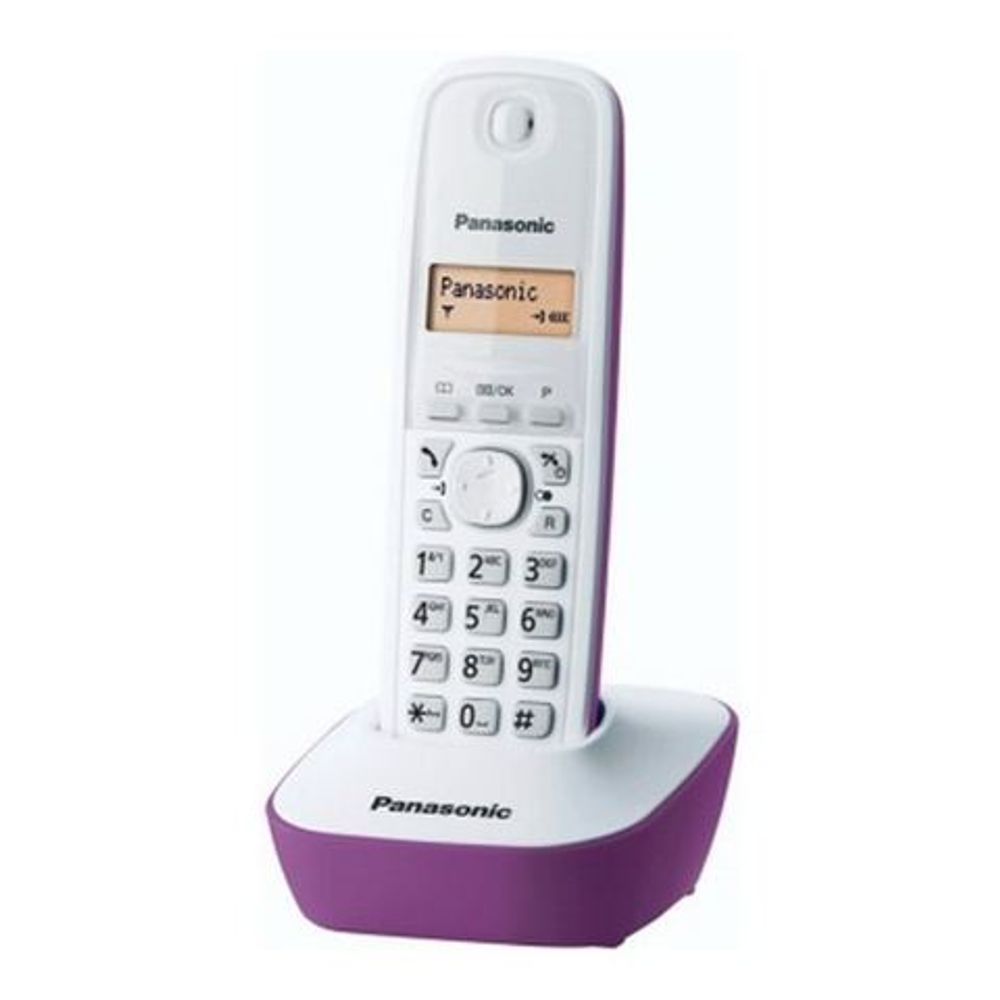 PANASONIC telefon bežični KX-TG1611FXF ljubičasti slika 1