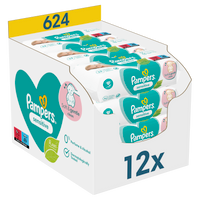 Pampers vlažne maramice Sensitive 12 x 52 komada