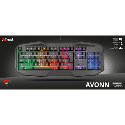 Trust gaming tipkovnica GXT830RW Avonn HR/SI (22512) slika 4