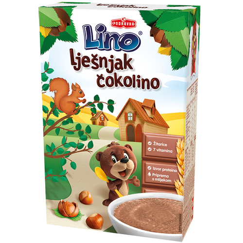 Lino lešnik  čokolino 200g slika 1