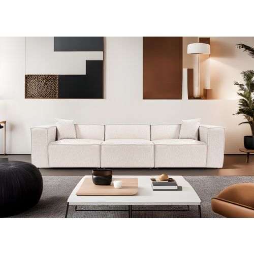 Atelier Del Sofa Trosjed, Lora 3 Seater - Light Brown slika 2