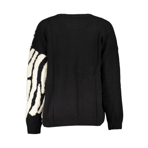 DESIGUAL BLACK WOMEN'S SWEATER slika 2