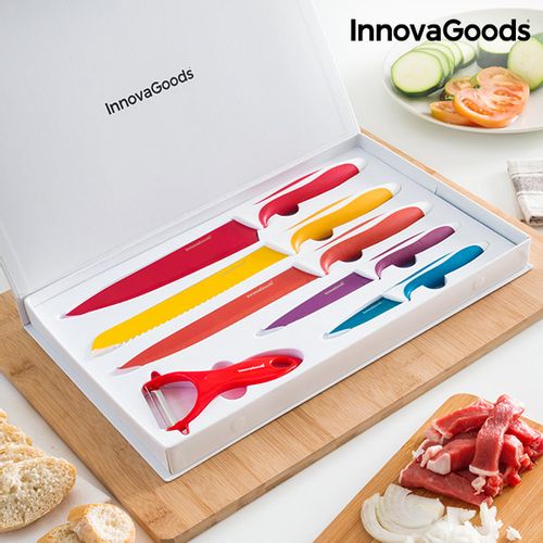 InnovaGoods set keramičkih noževa i ljuštilica 6/1 38x24x3xcm slika 2