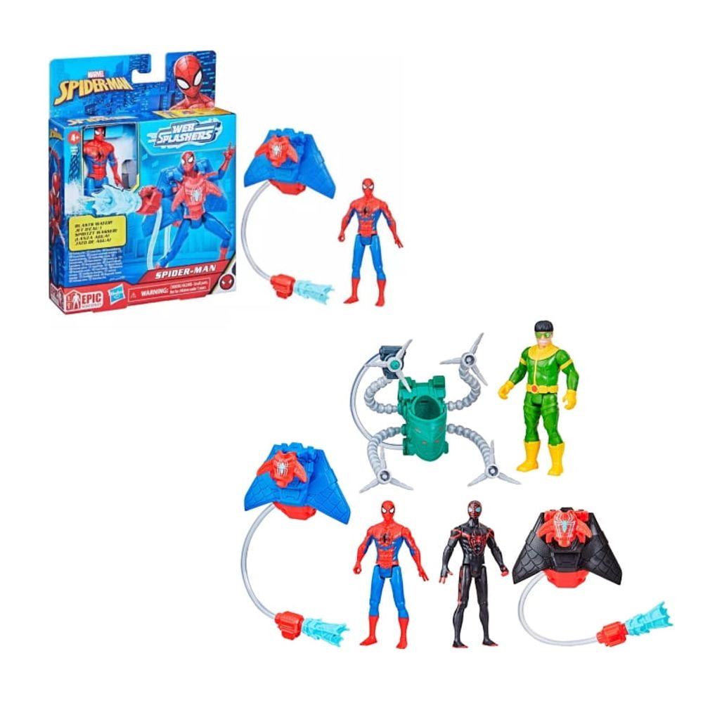 F7847 Marvel Spiderman Aqua Web Ratnici Ast slika 1