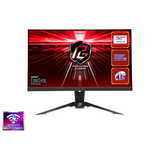 AsRock PG32QF2B VA Monitor 31.5" 2560x1440/165Hz/1ms/2xHDMI/DP/AMD FreeSync slika 1