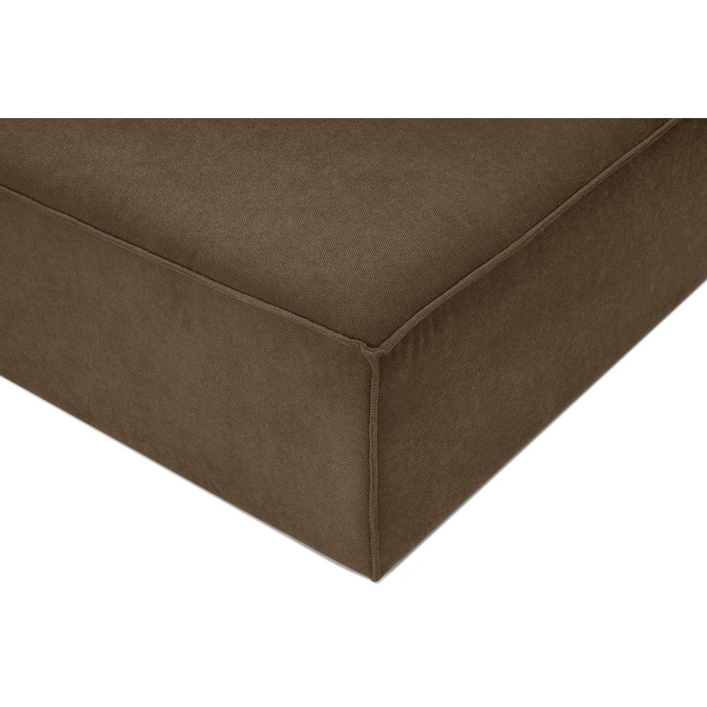 Sora (L1-O1-O1-1R-POUFFE) - Ugao Sofa u Boji Braon slika 16