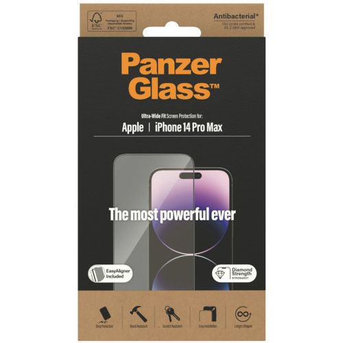 PanzerGlass zaštitno staklo UWF AB w. Applicator za iPhone 14 Pro Max slika 3