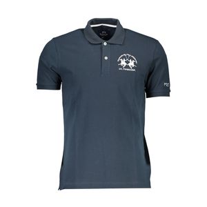 LA MARTINA POLO SHORT SLEEVE MAN BLUE