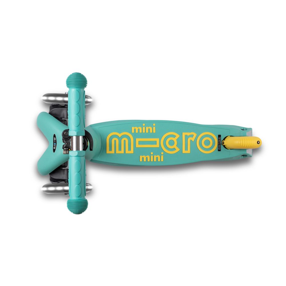 Micro Romobil Mini Deluxe ECO LED, Mint slika 4