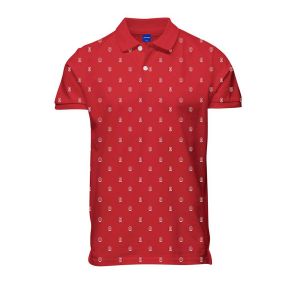 Muška Polo Majica Kratkih Rukava JORCOLLECT Jack & Jones SS FST 12232663 Crvena L