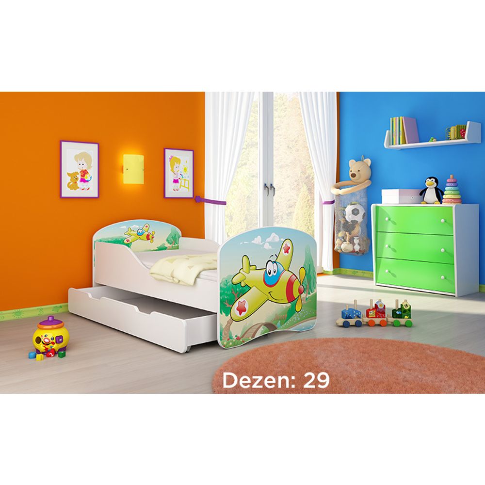 ACMA Dječiji krevet Acma I sa ladicom - 160x80cm - Dezen 29 slika 2