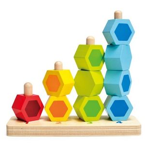 Hape Drvena edukativna igračka Counting Stacker E0504B 