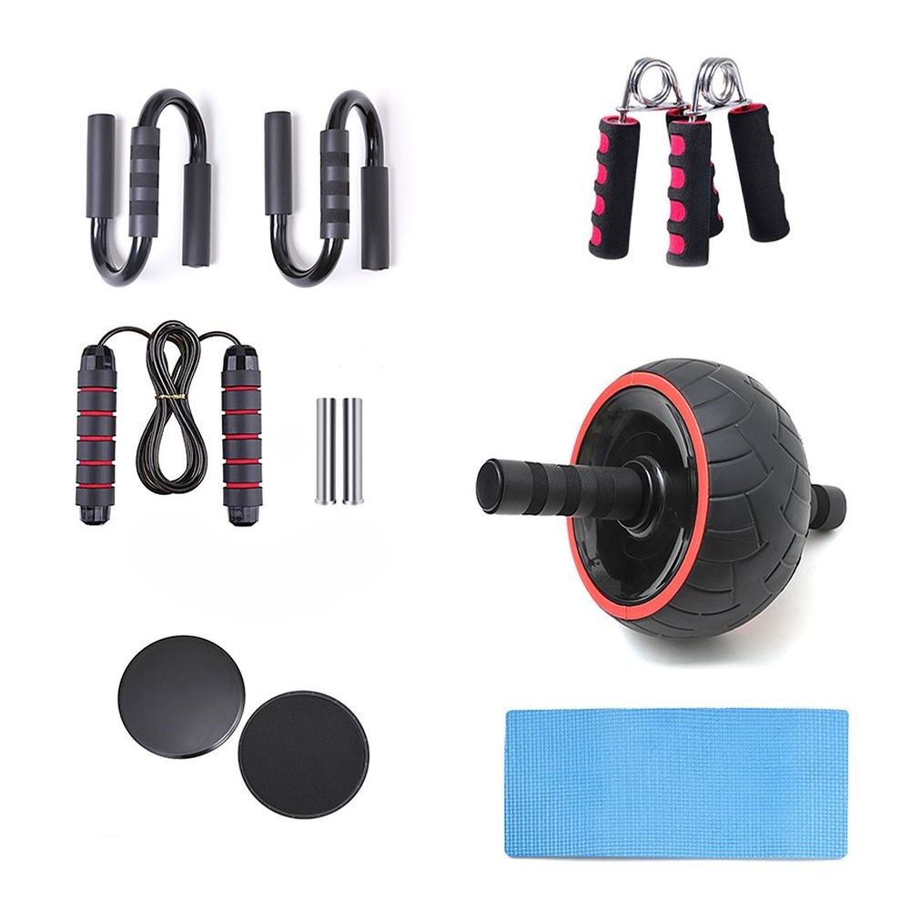 Set za fitnes sa jednostrukim AB Rollerom slika 1