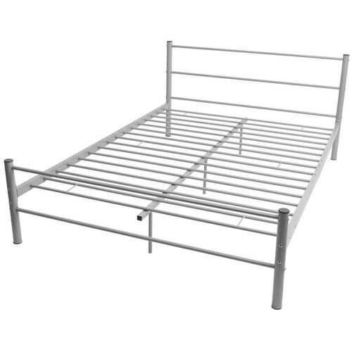 Okvir za krevet metalni sivi 140 x 200 cm slika 28