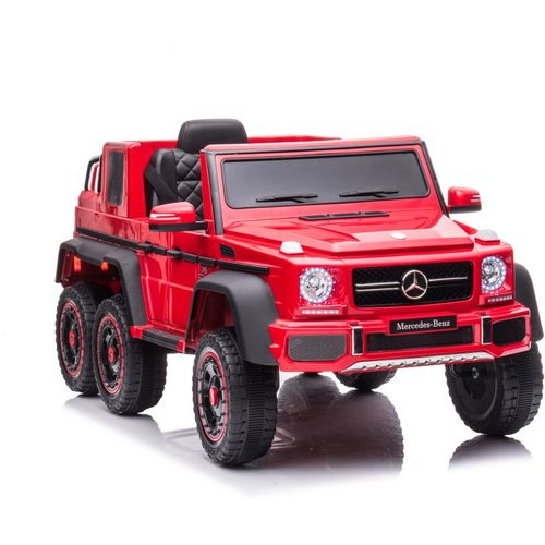Licencirani Mercedes G63 6x6 crveni - auto na akumulator slika 1