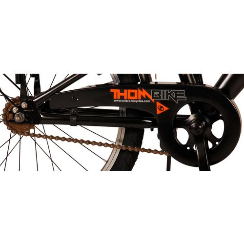 Volare Thombike 20" dječji bicikl s dvije ručne kočnice crno-narančasti slika 6