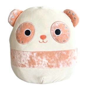 Squishmallows 30cm - bee - baršunasta panda boje breskve s ušima boje breskve