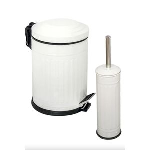 Set za Kupatilo d81 Bijeli (2 Dijela)