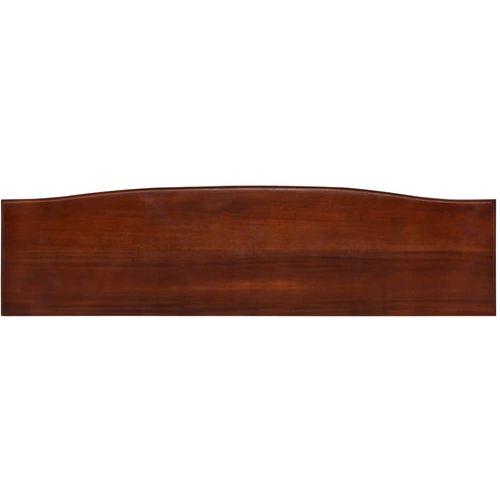 Konzolni stol klasični smeđi 120x30x75 cm od drva mahagonija slika 22