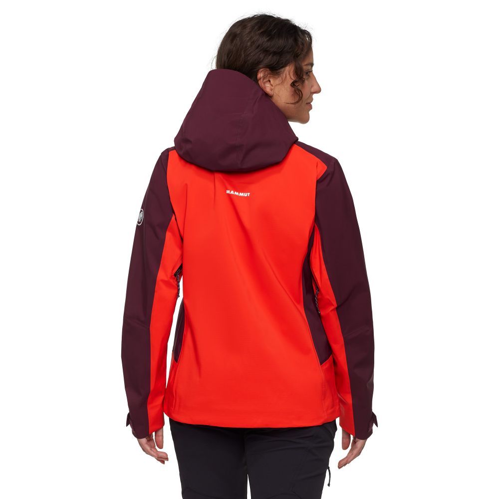 MAMMUT Ženska jakna Alto Guide HS Hooded Mammut Red/Vin slika 4