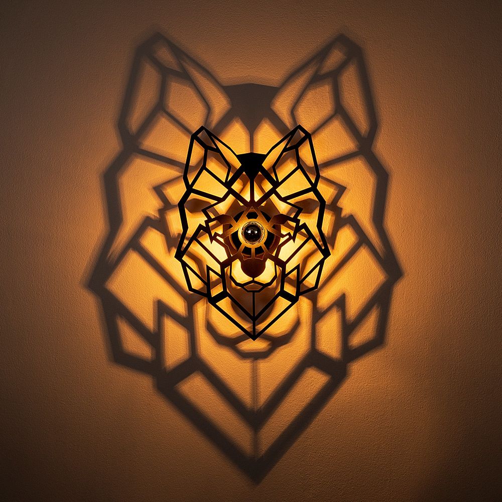 W-039 Crna Zidna Lampa slika 5