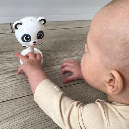 Woopie zvečka za bebe - bijelo crna panda 0m+ slika 2