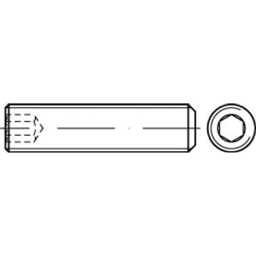 TOOLCRAFT TO-5412969 navojni zatik M8 35 mm 100 St. slika 1