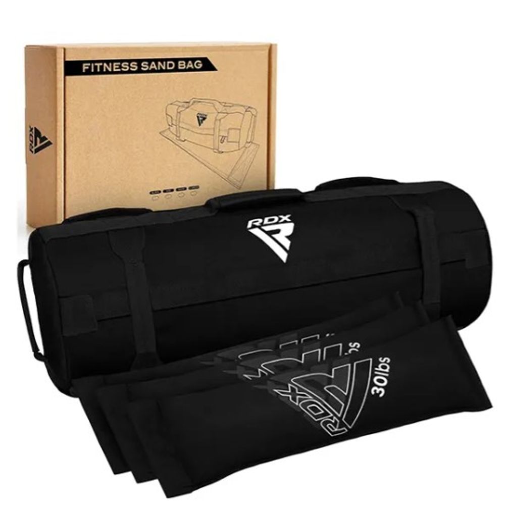 RDX Sports Fitness vreća sa pijeskom 11-34kg - Crna slika 2