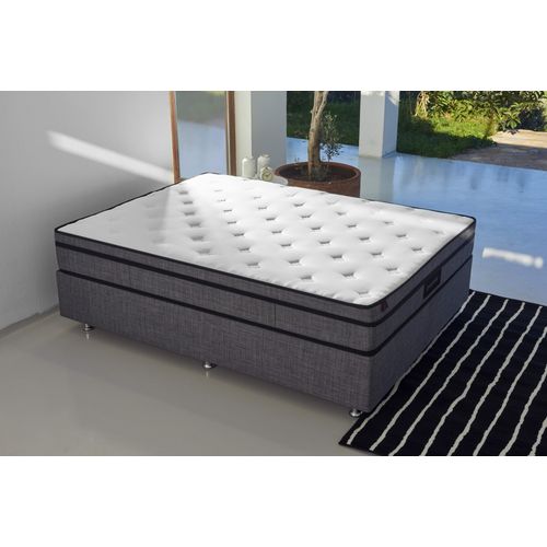 Woody Fashion Madrac, Bijela boja Sivo, Greypedic 160x200 cm Double Size Ultra Firm Mattress slika 2