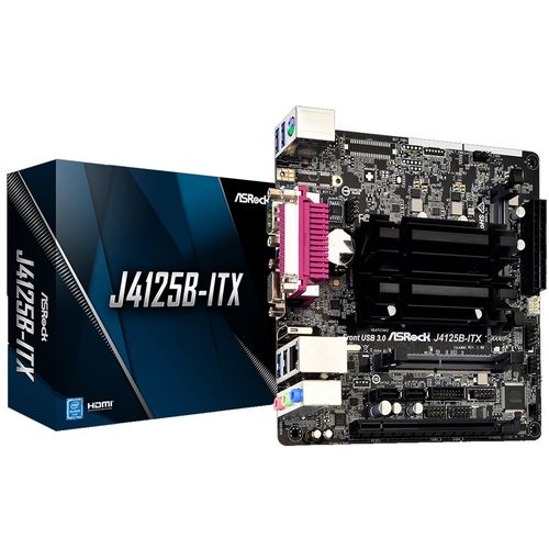 Matična ploča ASROCK J4125B-ITX J4125 DDR4 mITX MB slika 2