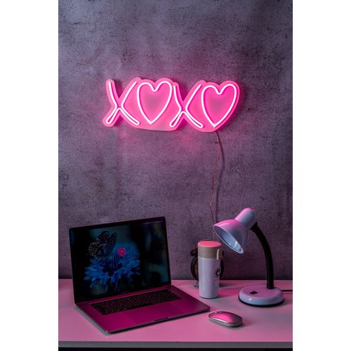 Wallity Ukrasna plastična LED rasvjeta, Tic Tac Toe XoXo - Pink slika 9