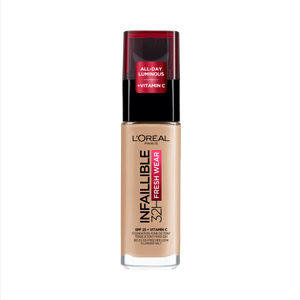 L'Oreal Paris Infaillible 32H Fresh Wear tečni puder 125 Natural Rose