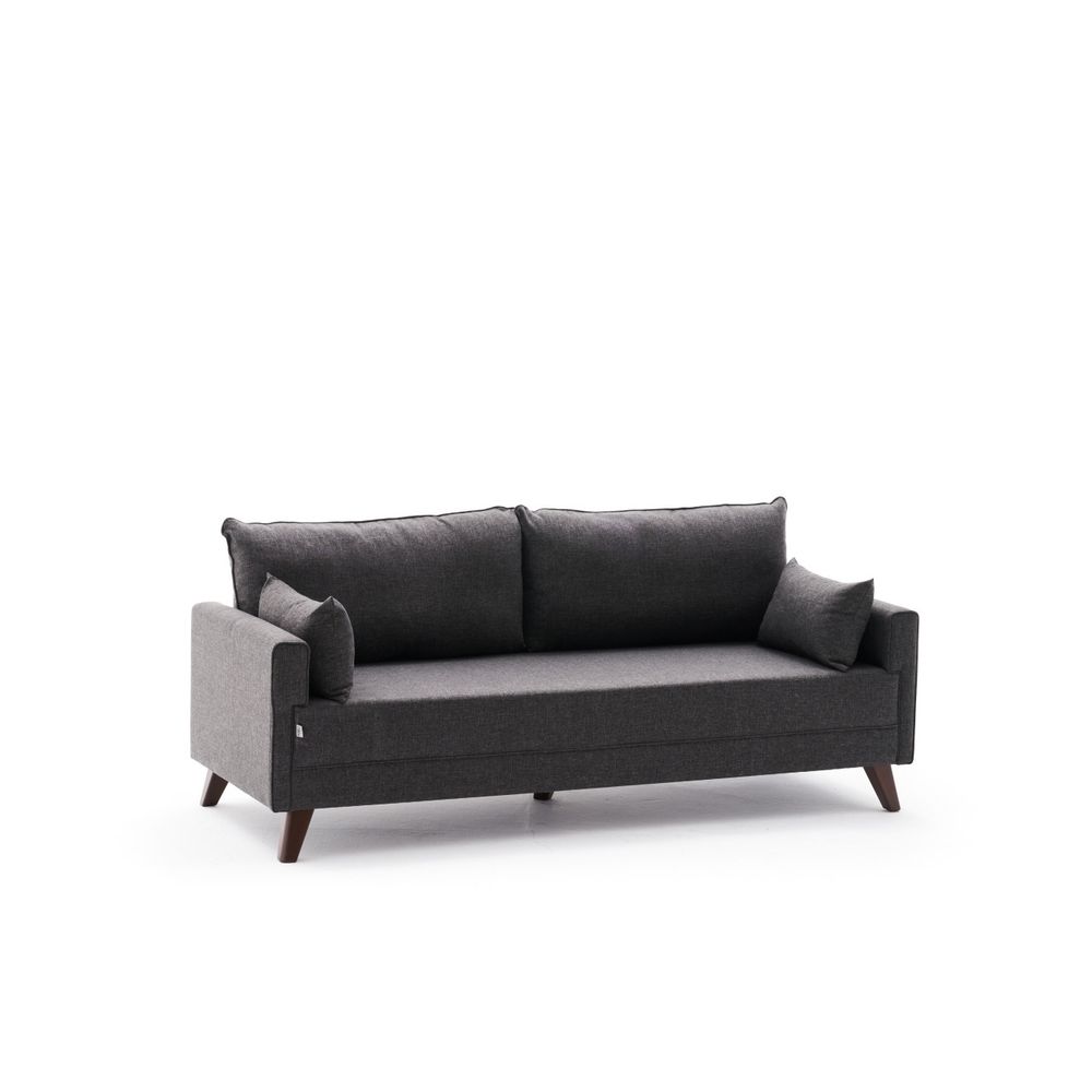 Trosjed Bella Sofa - Antracit Boja slika 6