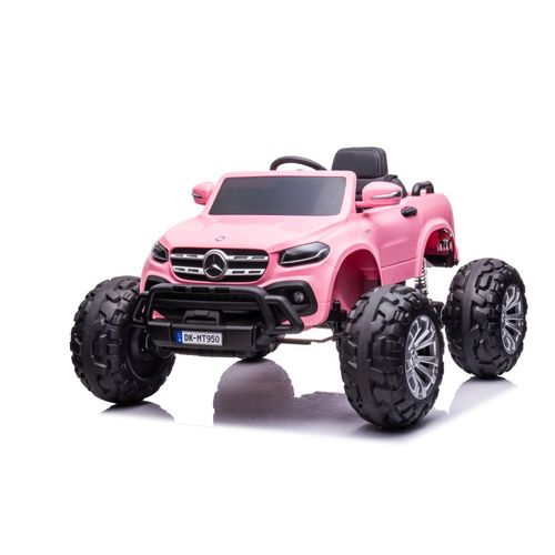 Licencirani auto na akumulator  Mercedes DK-MT950 4x4 - svijetlo rozi slika 3