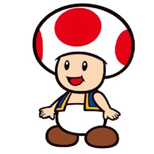 Super Mario Bros Toad 3D Jastuk