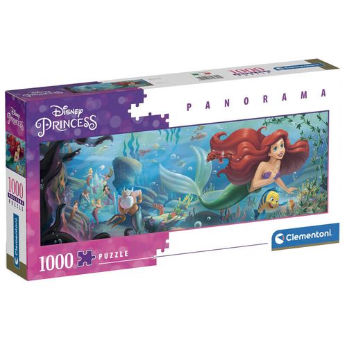 Disney Mala Sirena Panorama Puzzle 1000 Komada slika 1