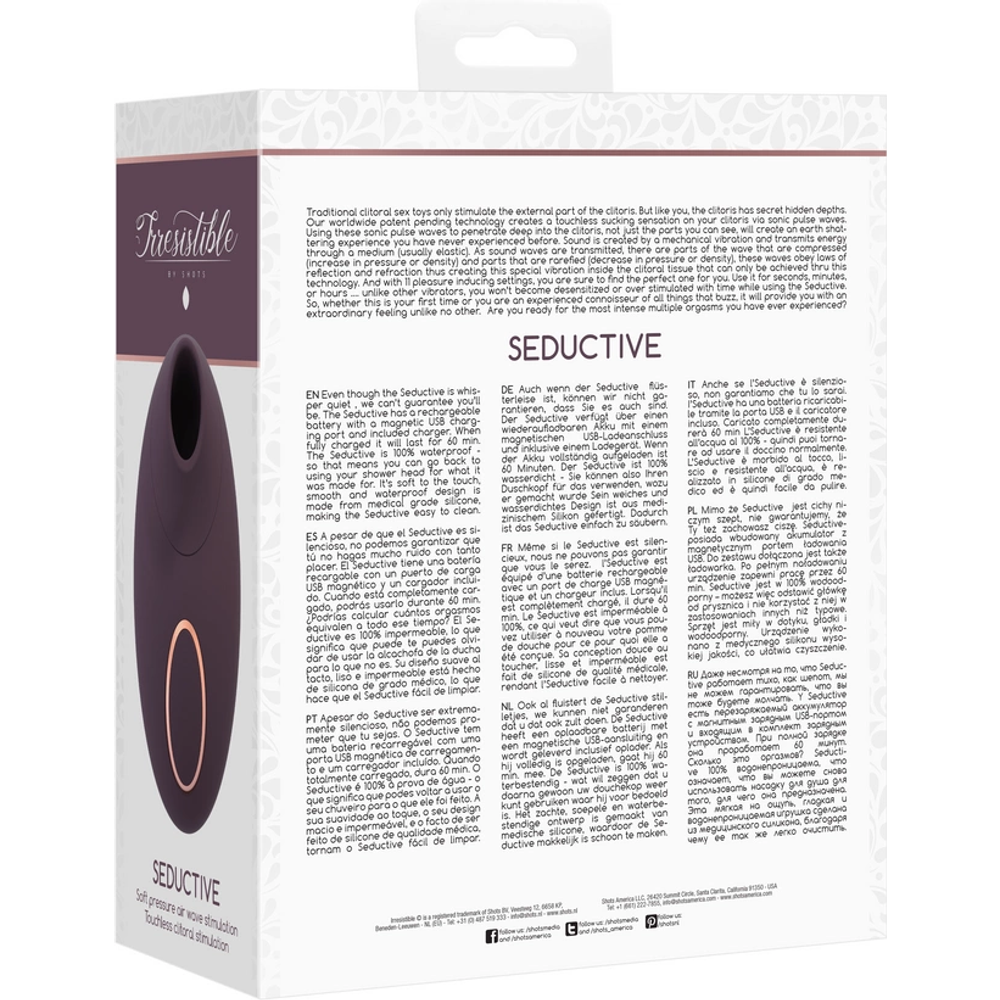 Irresistible by Shots Seductive - Air Pulse Vibrator slika 3