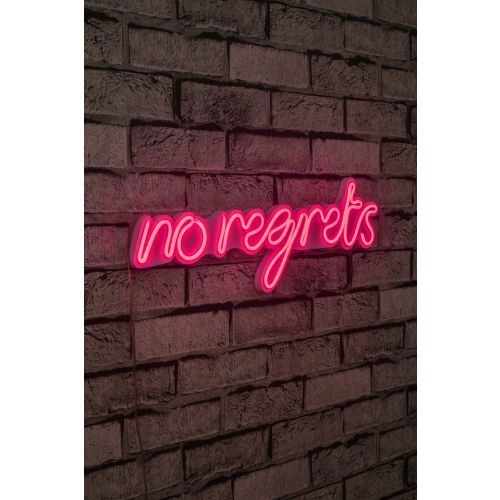 Wallity Ukrasna plastična LED rasvjeta, No Regrets - Pink slika 1