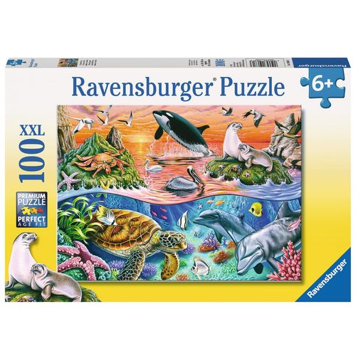 Ravensburger Puzzle životinje u oceanu 100kom slika 1