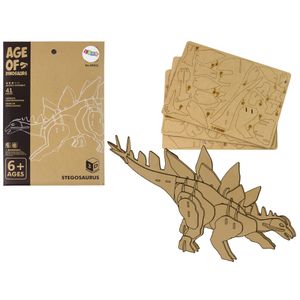 3D drvena slagalica stegosaurus 41 elemenata