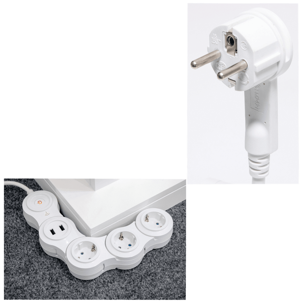 home Produžni kabl,SMART,podesivi,3 utičnice,1.5mm²,USB,WiFi - NVH 03K/WIFI slika 2